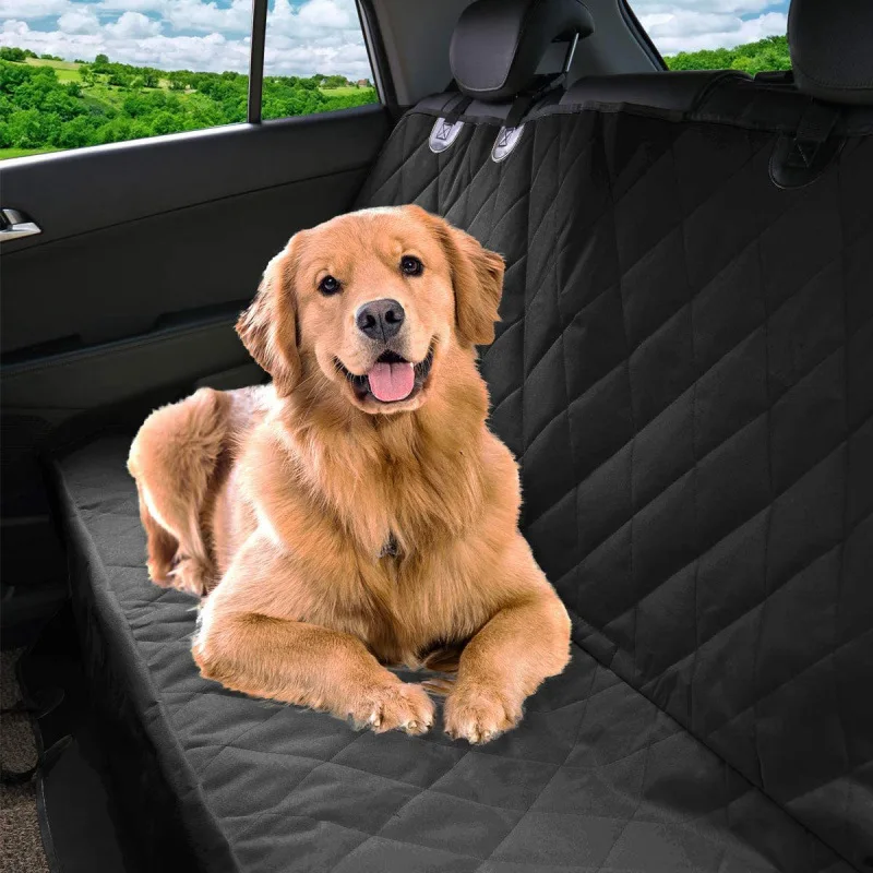 Universal Car Back Seat Cover For Dog Cat Waterproof Auto SUV Truck Rear Seat Protector Mat Nonslip Safety Carry Pet  Outing