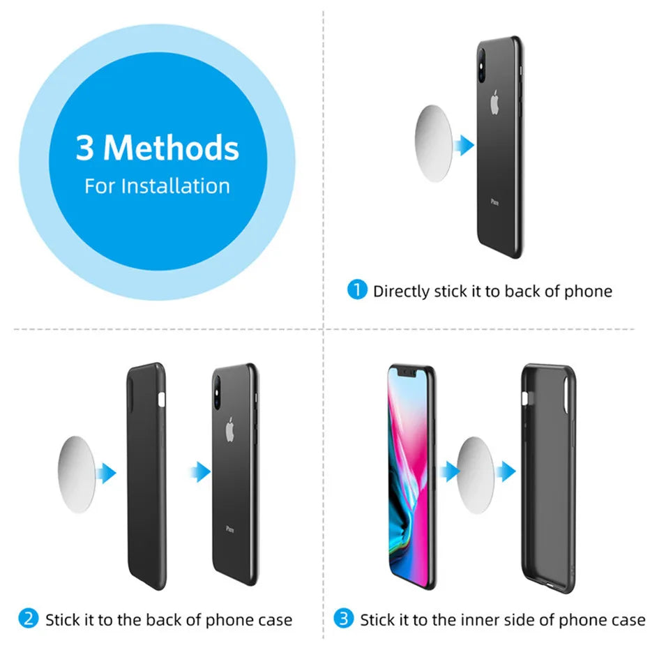 Magnetic Car Phone Holder Air Vent Mount 360° Rotation