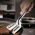 1-Pack Heavy Duty Steak Tongs - Thanksgiving Turkey Flipper & Holiday Grill Master Tool