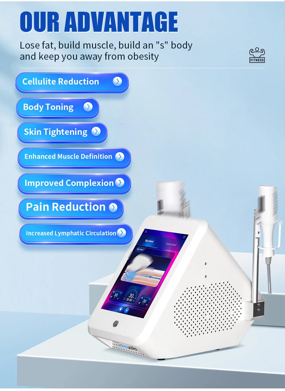 EMS Body Sculpt Machine Roller Massage Muscle Stimulation Beauty SPA Device