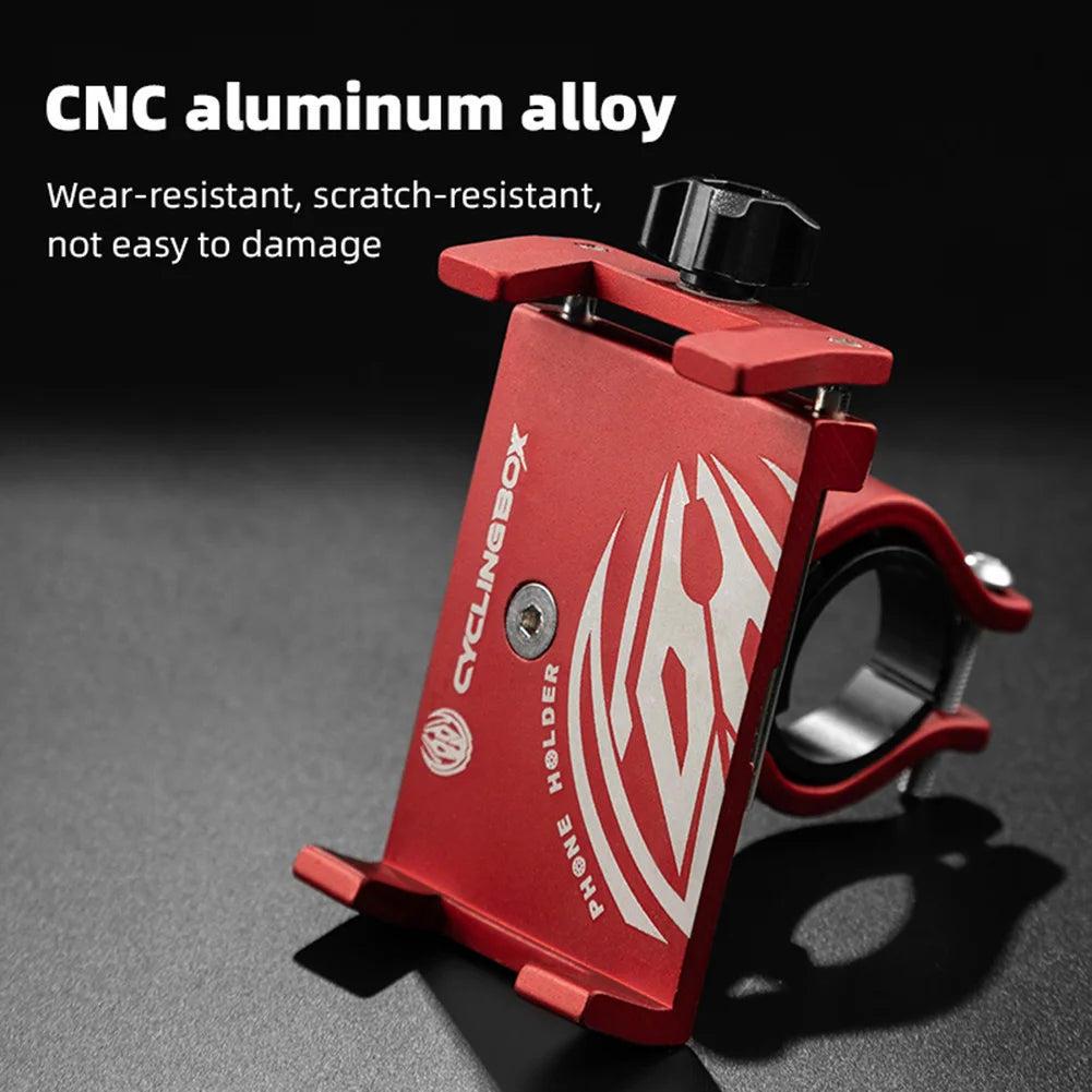 Universal Bike Phone Mount Aluminum Handlebar Holder Scooter GPS