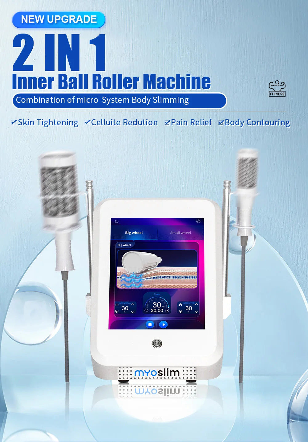 EMS Body Sculpt Machine Roller Massage Muscle Stimulation Beauty SPA Device