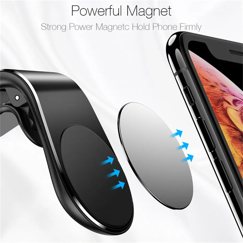 Magnetic Car Phone Holder Air Vent Mount 360° Rotation