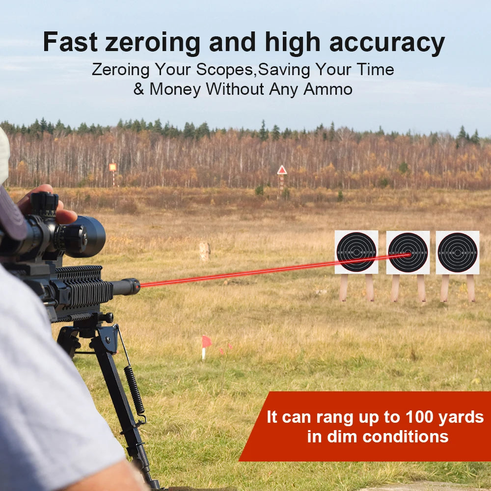 Cal 7.62*39 Red Laser Bore Sight Zeroing Kit Tactical Hunting SHIP US