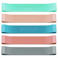 5pcs Fitness Resistance Bands Set-Include 5Colors,Exercise Tension Bands,Working Out,Exercise Gym,Yoga Training and Home Fitness