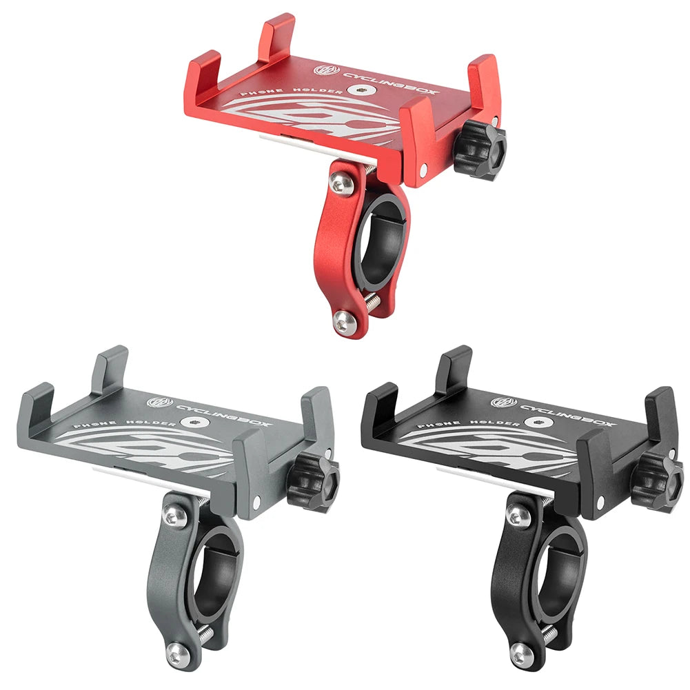 Universal Bike Phone Mount Aluminum Handlebar Holder Scooter GPS