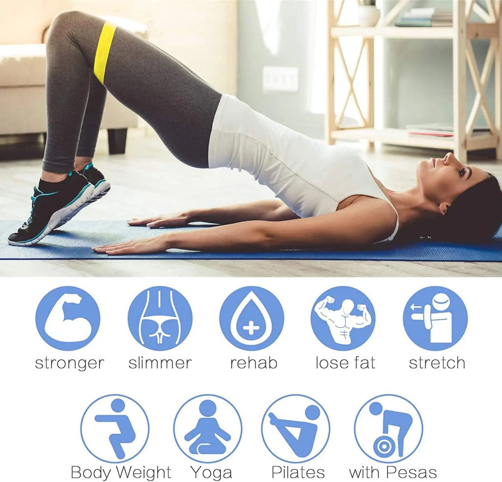 5pcs Fitness Resistance Bands Set-Include 5Colors,Exercise Tension Bands,Working Out,Exercise Gym,Yoga Training and Home Fitness