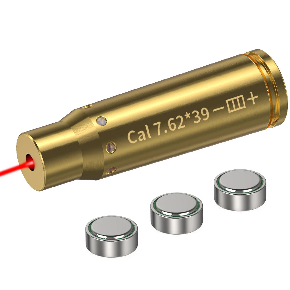 Cal 7.62*39 Red Laser Bore Sight Zeroing Kit Tactical Hunting SHIP US
