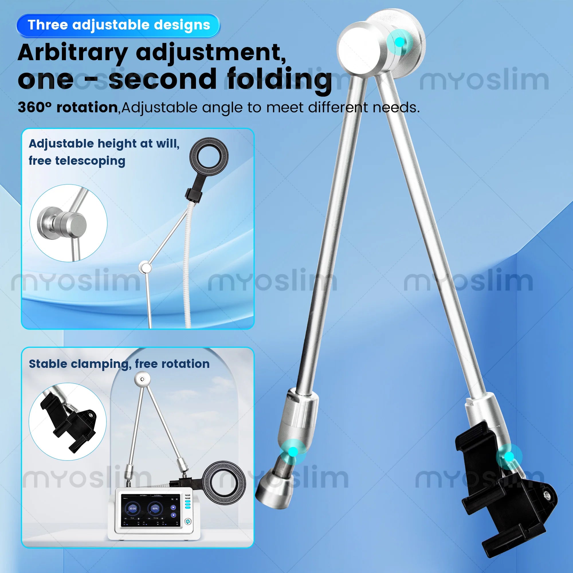 Non-Invasive Pulsed Magnetic Device - Relieve Chronic Pain & Sports Injury Recovery 10.1 Inch Touch Screen For Joint Health