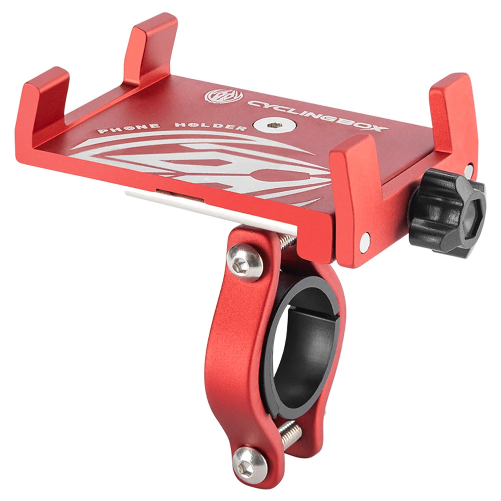 Universal Bike Phone Mount Aluminum Handlebar Holder Scooter GPS